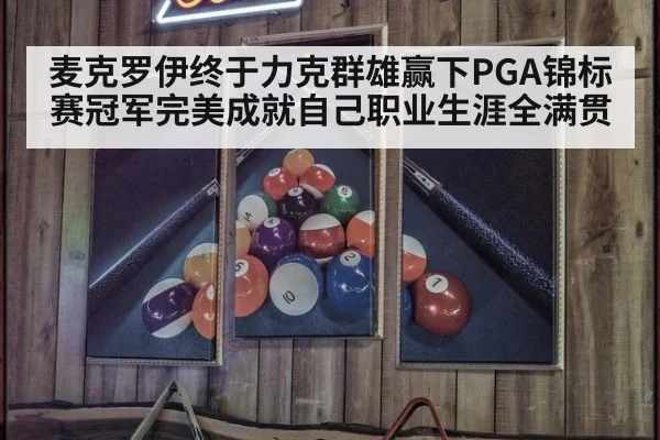 麦克罗伊终于力克群雄赢下PGA锦标赛冠军完美成就自己职业生涯全满贯